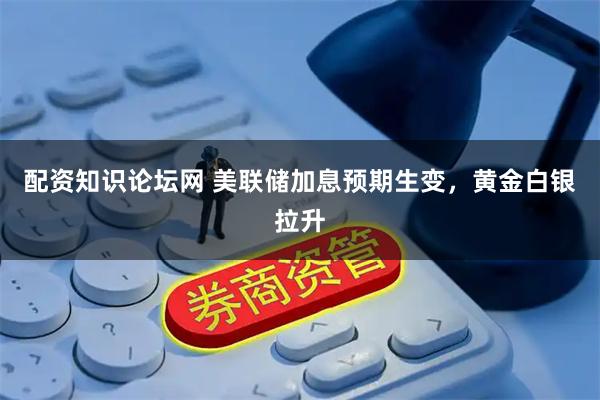 配资知识论坛网 美联储加息预期生变，黄金白银拉升